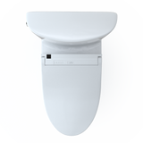 TOTO WASHLET+ Aquia IV Arc Two-Piece Elongated Dual Flush 1.28 and 0.9 GPF Toilet with C5 Bidet Seat, Cotton White, Vitreous China|Plastic, MW4483084CEMFGN#01