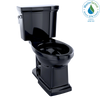 TOTO Promenade II 1G Two-Piece Elongated 1.0 GPF Universal Height Toilet, Ebony, Vitreous China, CST404CUF#51