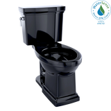 TOTO Promenade II 1G Two-Piece Elongated 1.0 GPF Universal Height Toilet, Ebony, Vitreous China, CST404CUF#51