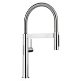 Blanco Culina II Mini Sensor Pull-Down Dual-Spray Kitchen Faucet, Chrome, 1.5 GPM, Brass, 527478