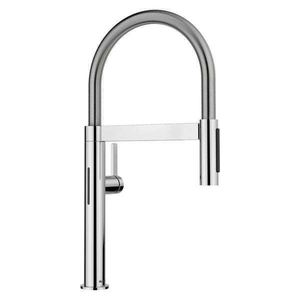 Blanco Culina II Mini Sensor Pull-Down Dual-Spray Kitchen Faucet, Chrome, 1.5 GPM, Brass, 527478