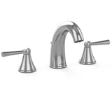 TOTO Silas Two Handle Widespread 1.2 GPM Bathroom Sink Faucet, Polished Chrome, Brass, TL210DD12#CP