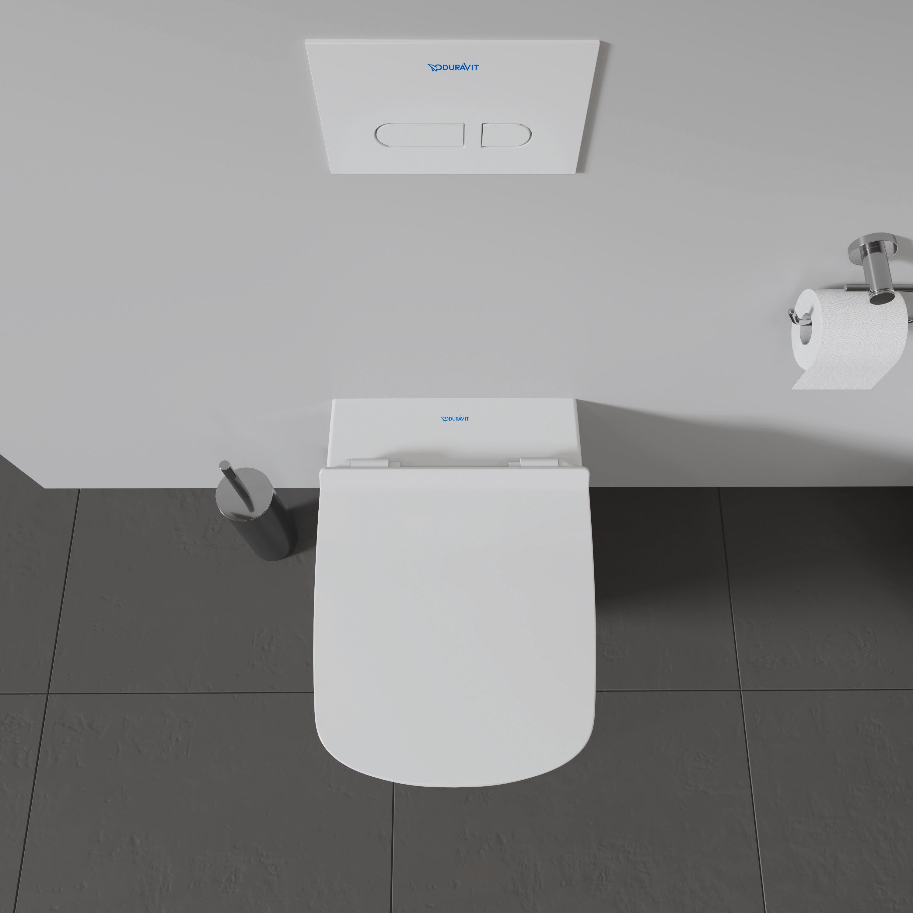DuraStyle Round Slow Close Toilet Seat in White
