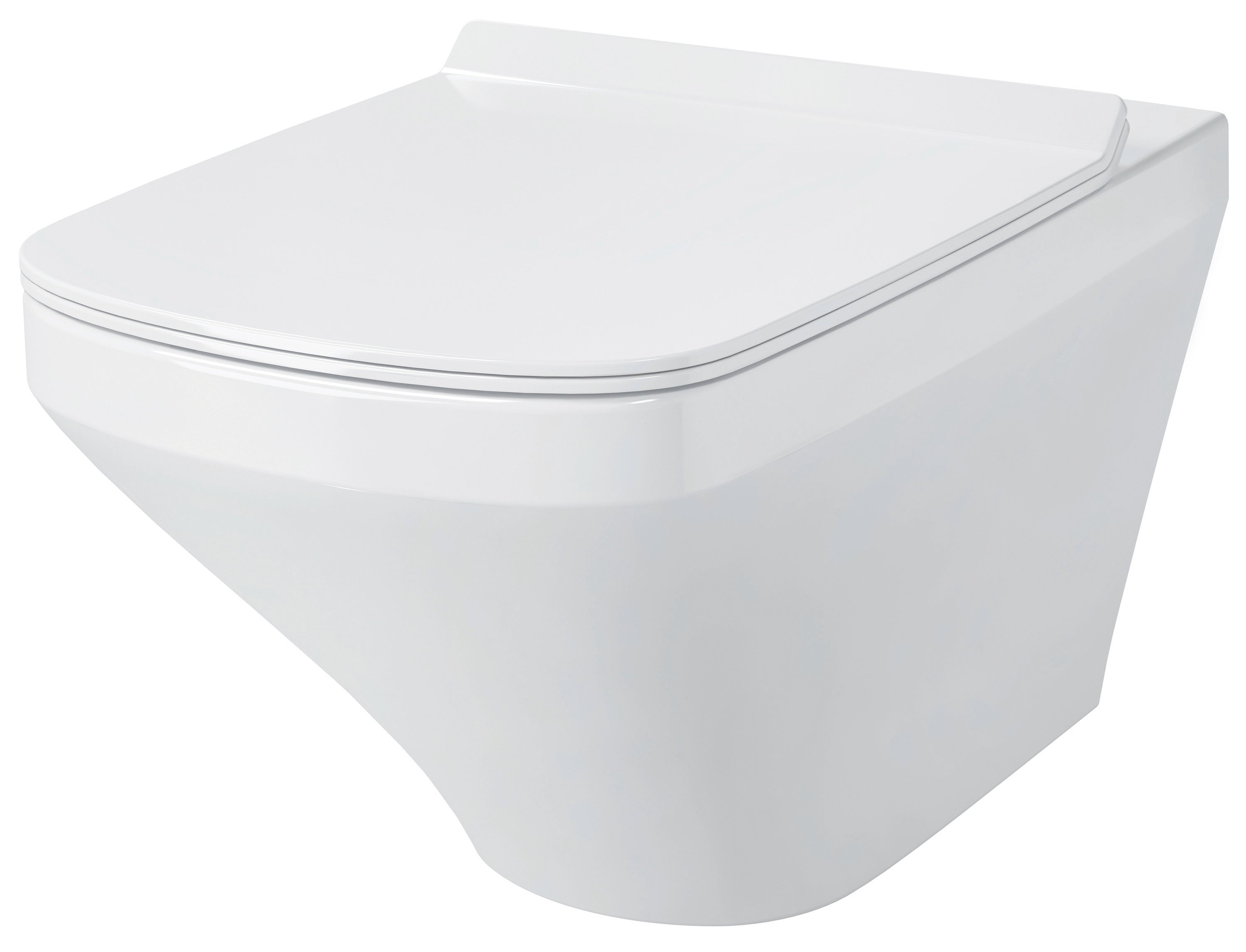 DuraStyle Round Slow Close Toilet Seat in White