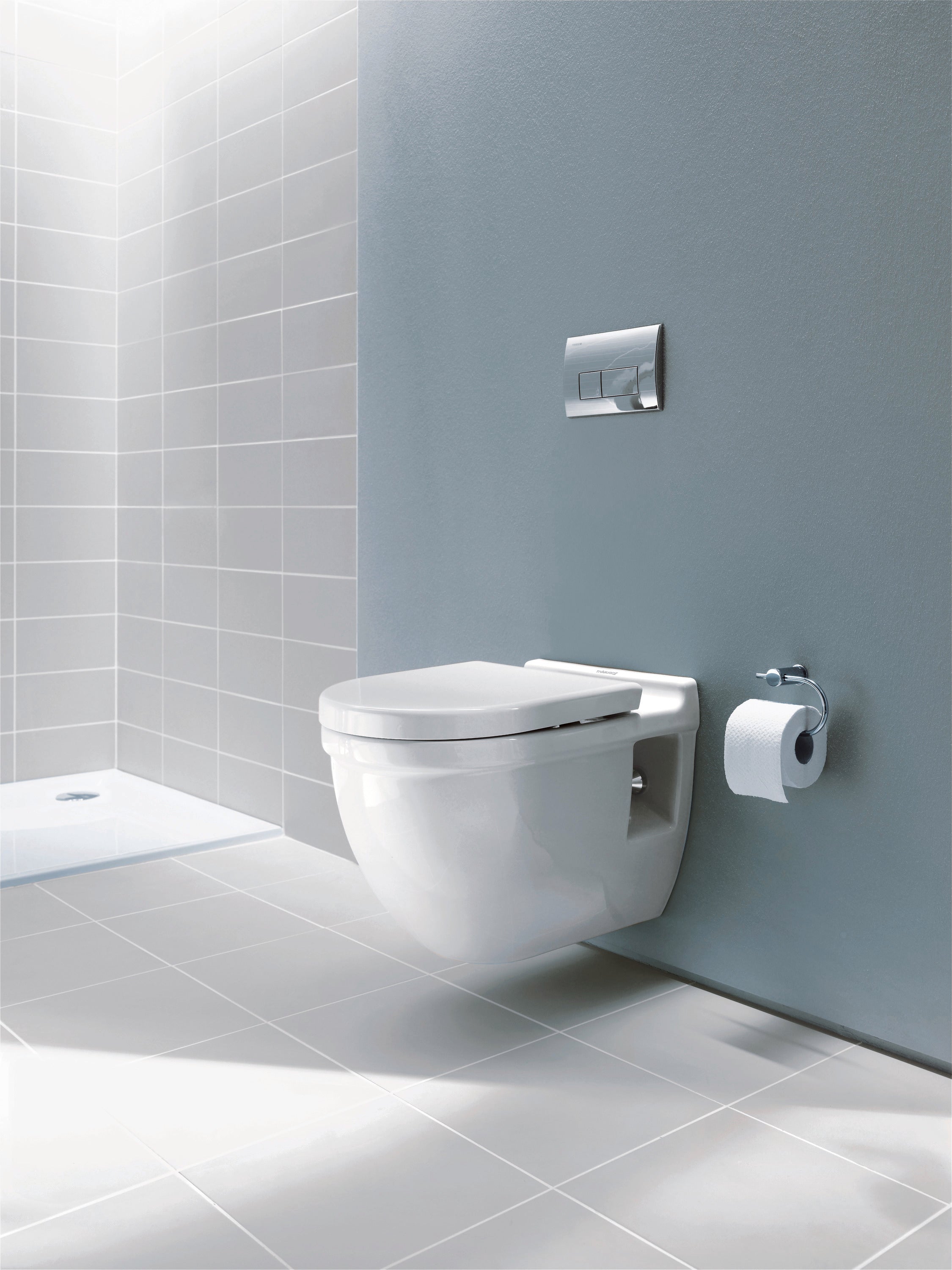 Starck 3 Elongated Slow Close Toilet Seat in White