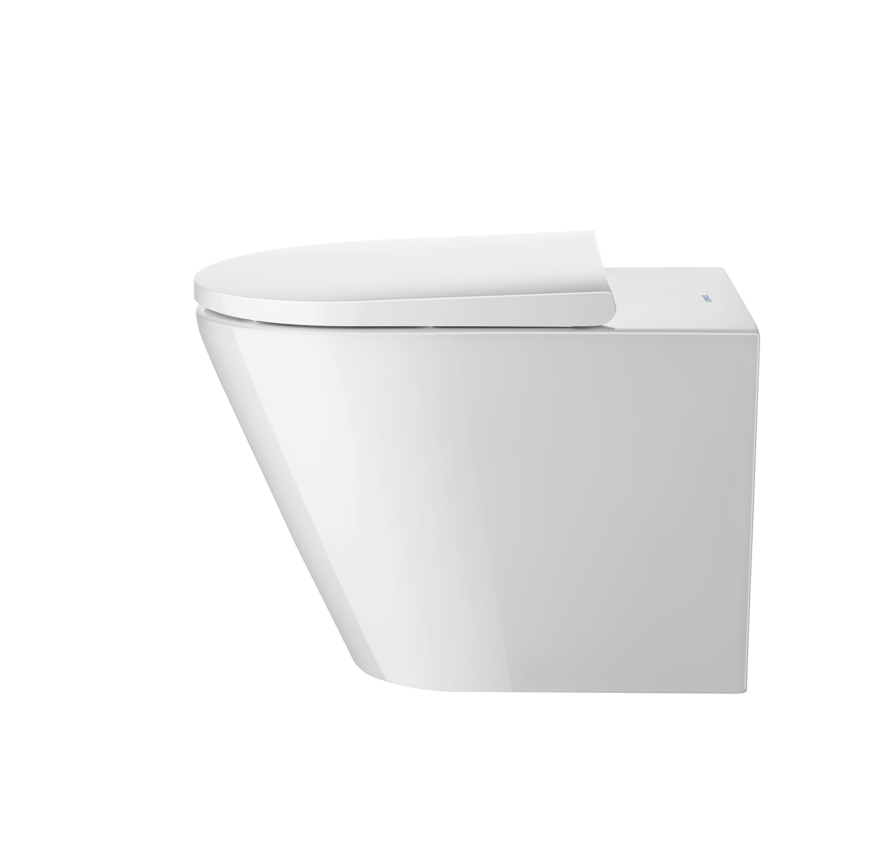 D-Neo Round Slow Close Toilet Seat in White