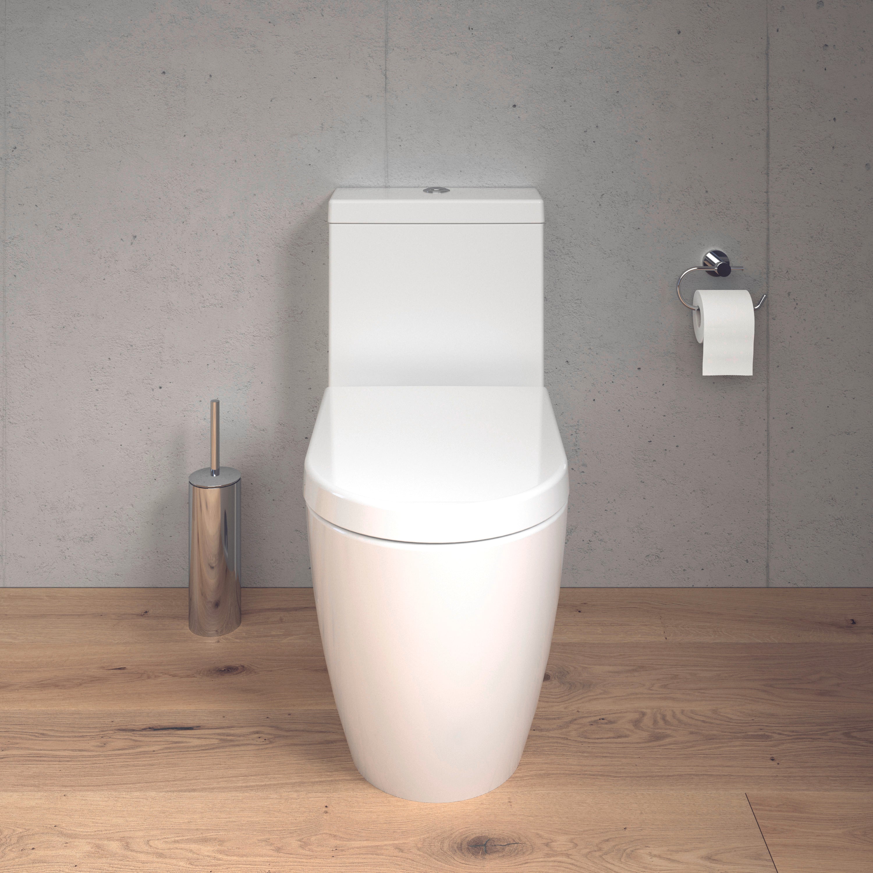 Starck 3 Elongated Slow Close Toilet Seat in White