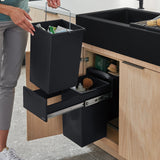 Blanco Botton II Storage System, Plastic, Black, 526376