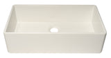 ALFI brand 36" Fireclay Farmhouse Sink, White, AB536-W