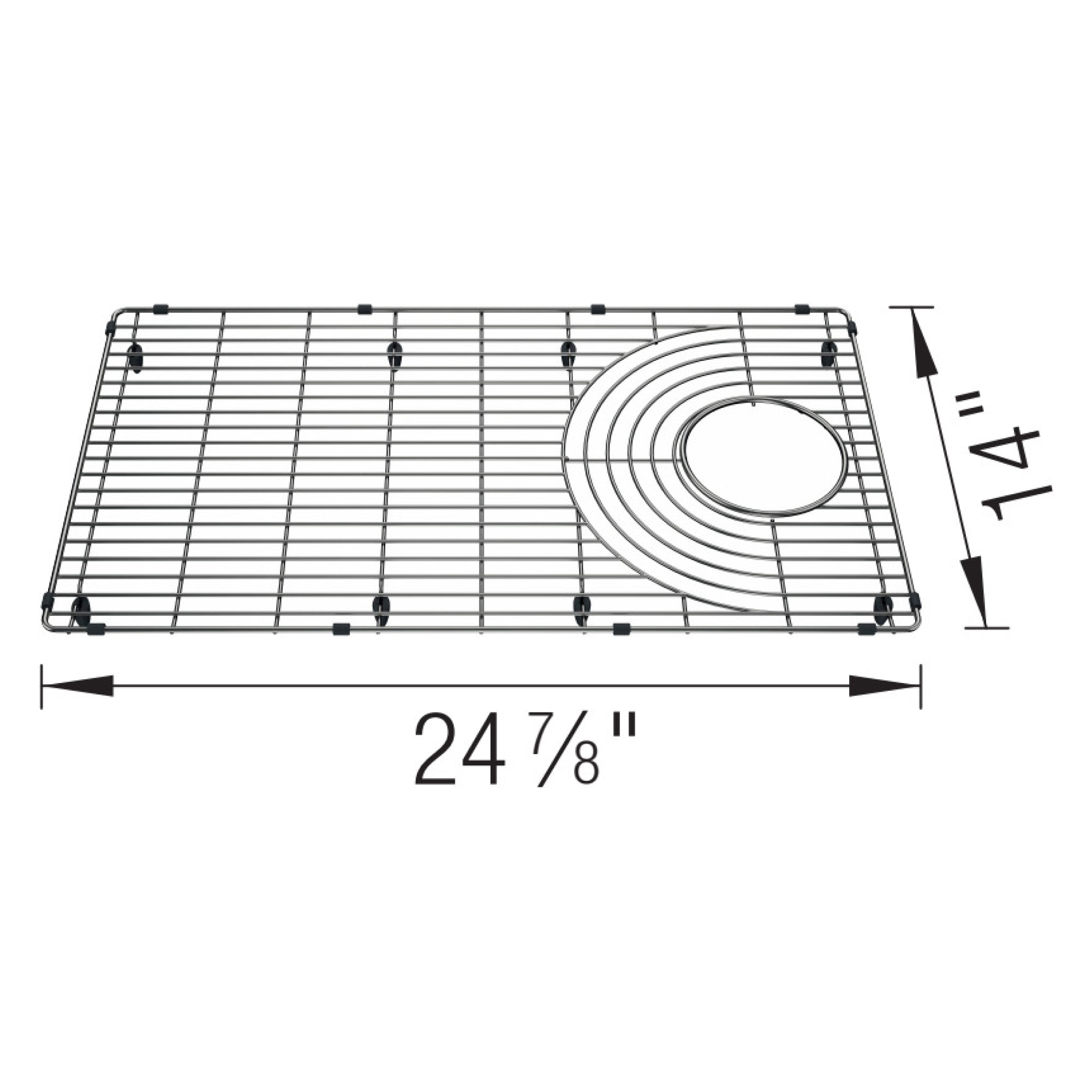 Blanco Stainless Steel Sink Grid for Inteos 30" Workstation Sink, 443344
