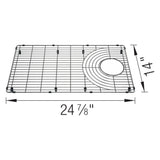 Blanco Stainless Steel Sink Grid for Inteos 30" Workstation Sink, 443344