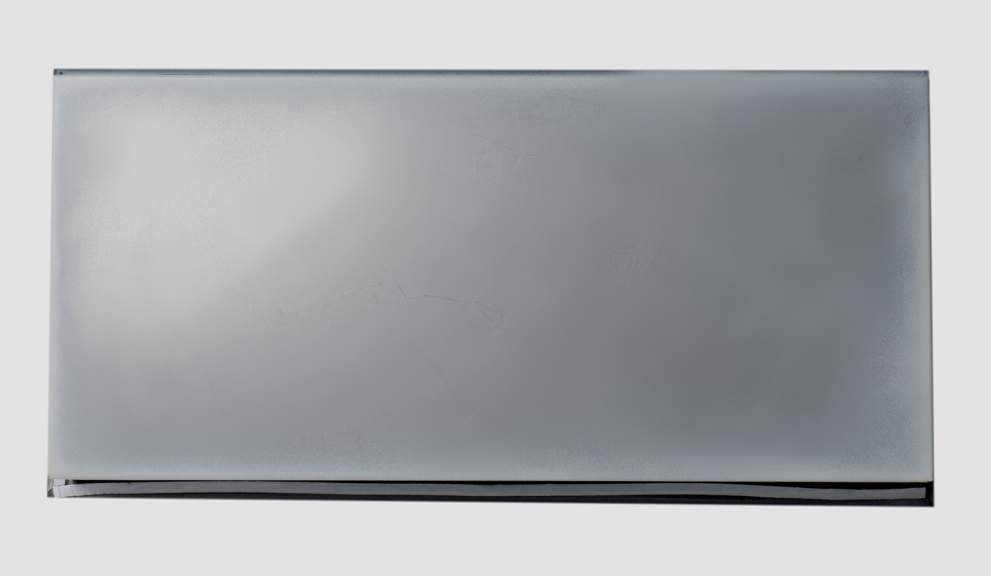 ALFI brand ABNC2412-W 24 x 12 White Matte Stainless Steel Horizontal Single Shelf Bath Shower Niche, 20 Gauge