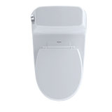 TOTO UltraMax One-Piece Round Bowl 1.6 GPF Toilet, Cotton White, Vitreous China, MS853113S#01