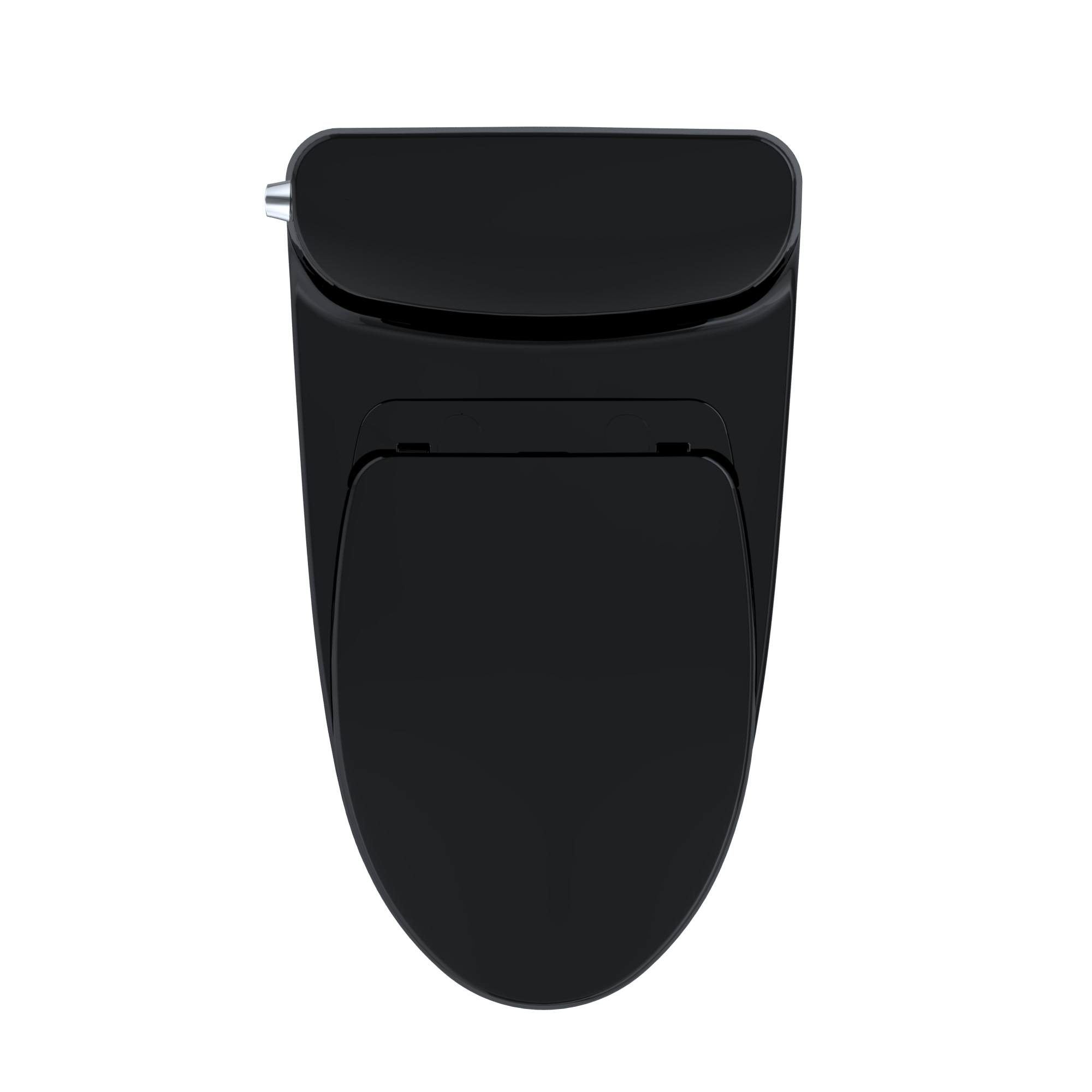 TOTO Nexus One-Piece Elongated 1.28 GPF Universal Height Toilet with SS124 SoftClose Seat, WASHLET+ Ready, Ebony, Vitreous China, MS642124CEF#51