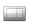 TOTO Rectangular Convex Push Plate For Select DUOFIT In-Wall Tank System, Stainless Steel, YT820#SS