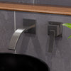 ALFI Brushed Nickel Single Lever Wallmount Bathroom Faucet, AB1256-BN