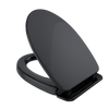 TOTO SoftClose Non Slamming, Slow Close Elongated Toilet Seat and Lid, Ebony, Plastic, SS124#51