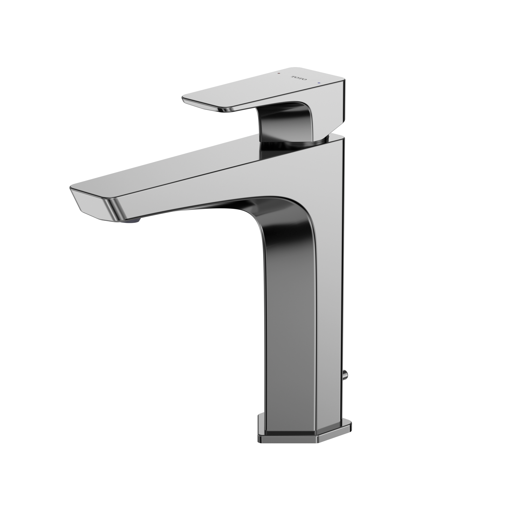 TOTO GE 1.2 GPM Single Handle Semi-Vessel Bathroom Sink Faucet with COMFORT GLIDE Technology, Polished Chrome, Brass, TLG07303U#CP