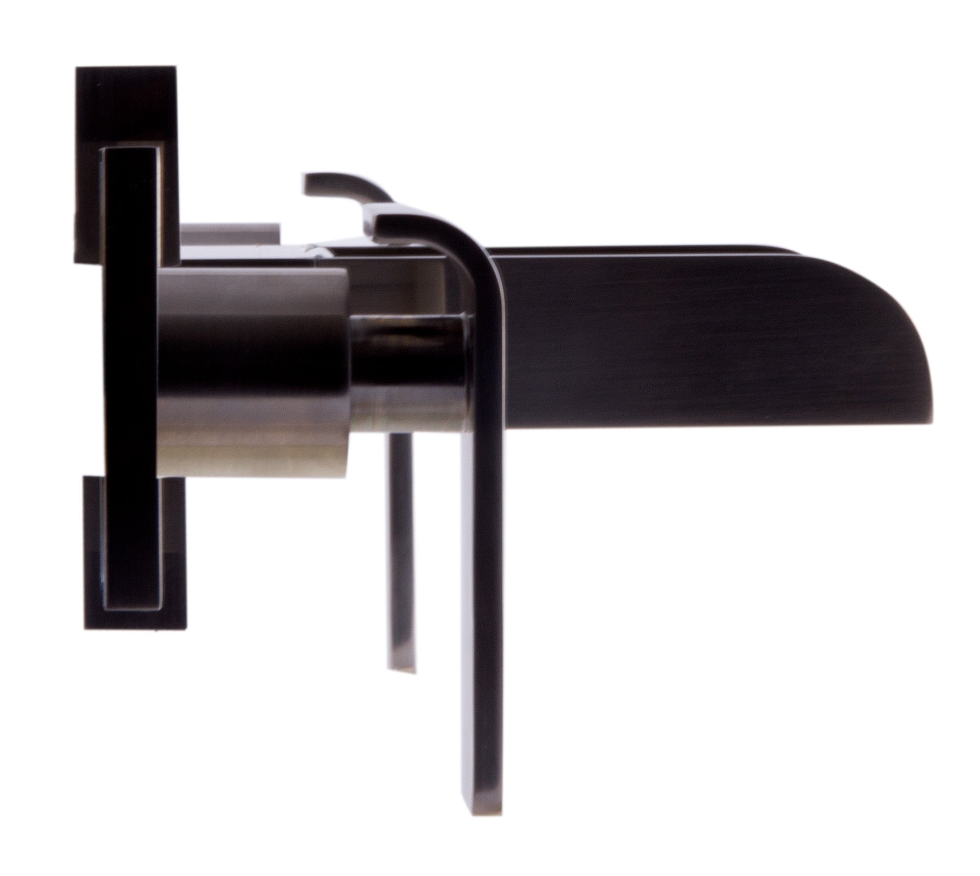 ALFI Brushed Nickel Widespread Wall Mounted Modern Waterfall Bathroom Faucet, AB1796-BN