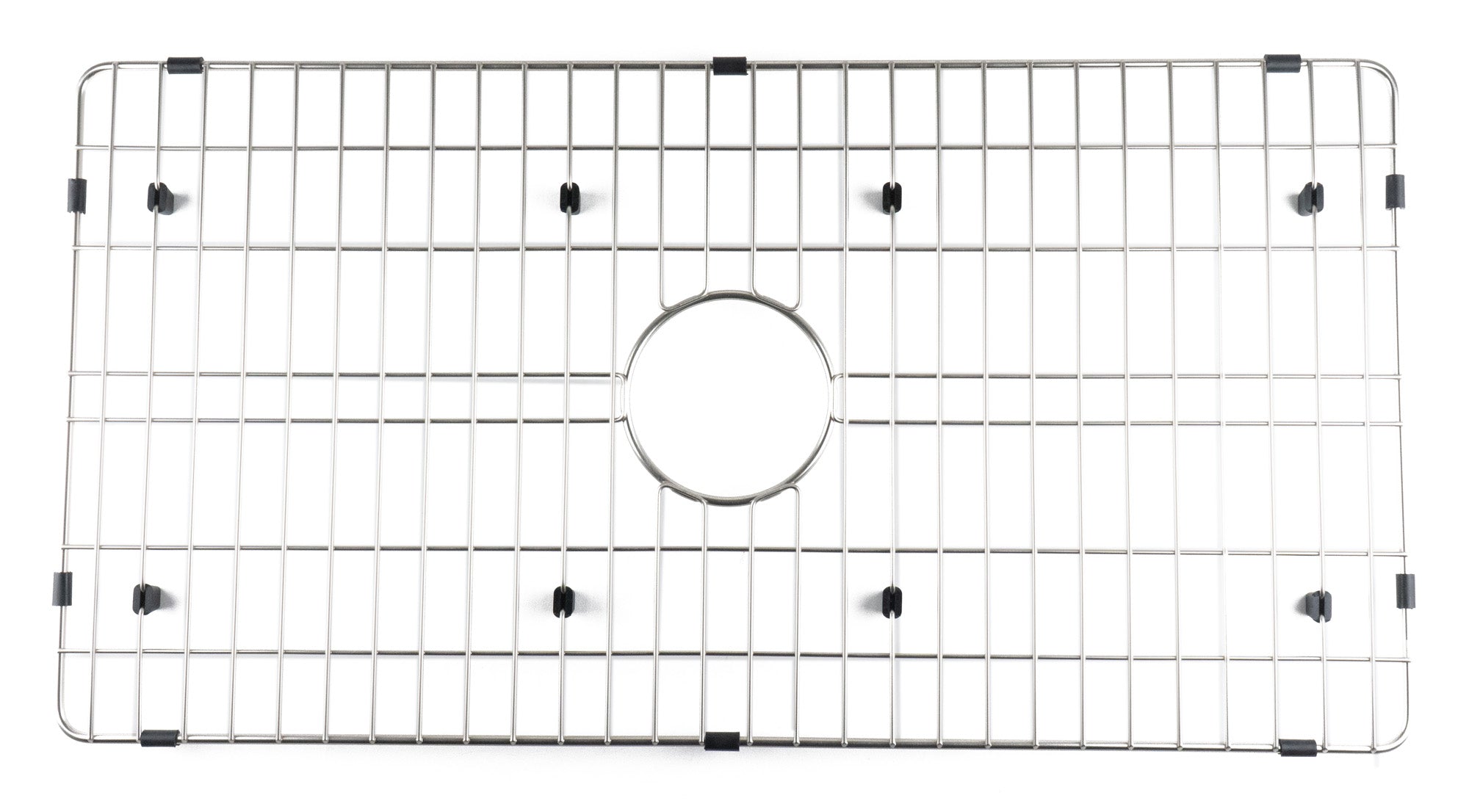 ALFI brand Grey, ABGR33S Solid Stainless Steel Kitchen Sink Grid for ABF3318S Sink