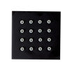 ALFI brand AB3820-BM Black Matte 2" Square Adjustable Shower Body Spray, Brass
