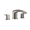 TOTO GM Two-Handle Deck-Mount Roman Tub Filler Trim, Polished Nickel, Brass, TBG09201U#PN