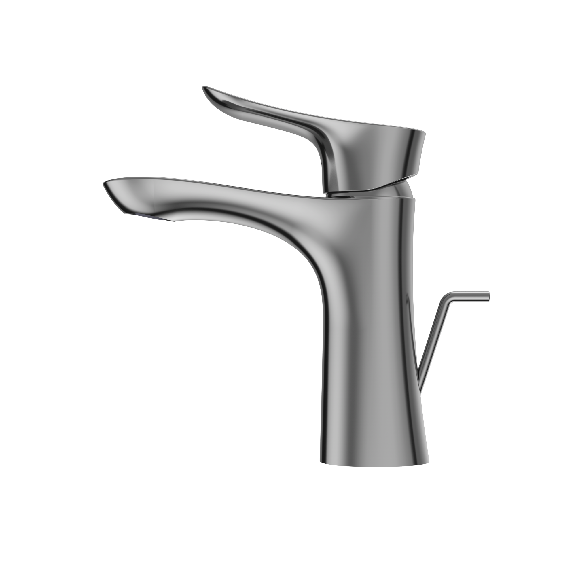 TOTO GO 1.2 GPM Single Handle Bathroom Sink Faucet with COMFORT GLIDE Technology and Drain Assembly, Polished Chrome, Brass, TLG01301U#CP