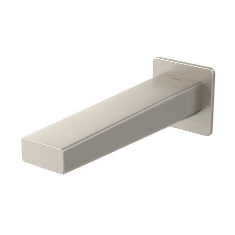 TOTO GB Bathroom Wall Mount Tub Spout, Brushed Nickel, Brass, TBG10001U#BN