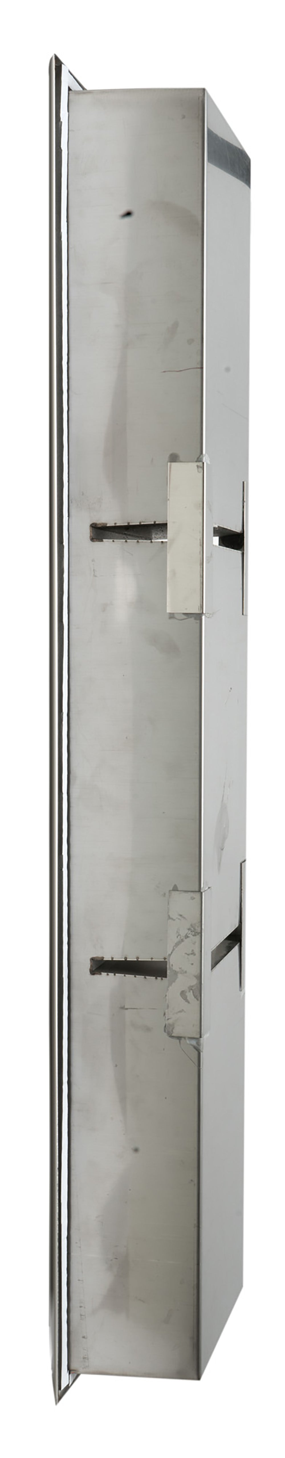 ALFI brand ABN0836-PSS 8 x 36 Polished Stainless Steel Vertical Triple Shelf Bath Shower Niche, 20 Gauge