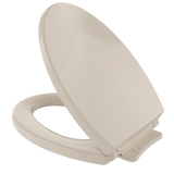 TOTO SoftClose Non Slamming, Slow Close Elongated Toilet Seat and Lid, Bone, Plastic, SS114#03