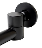 ALFI brand Brass, AB6601-BM Black Matte Round Foldable Tub Spout