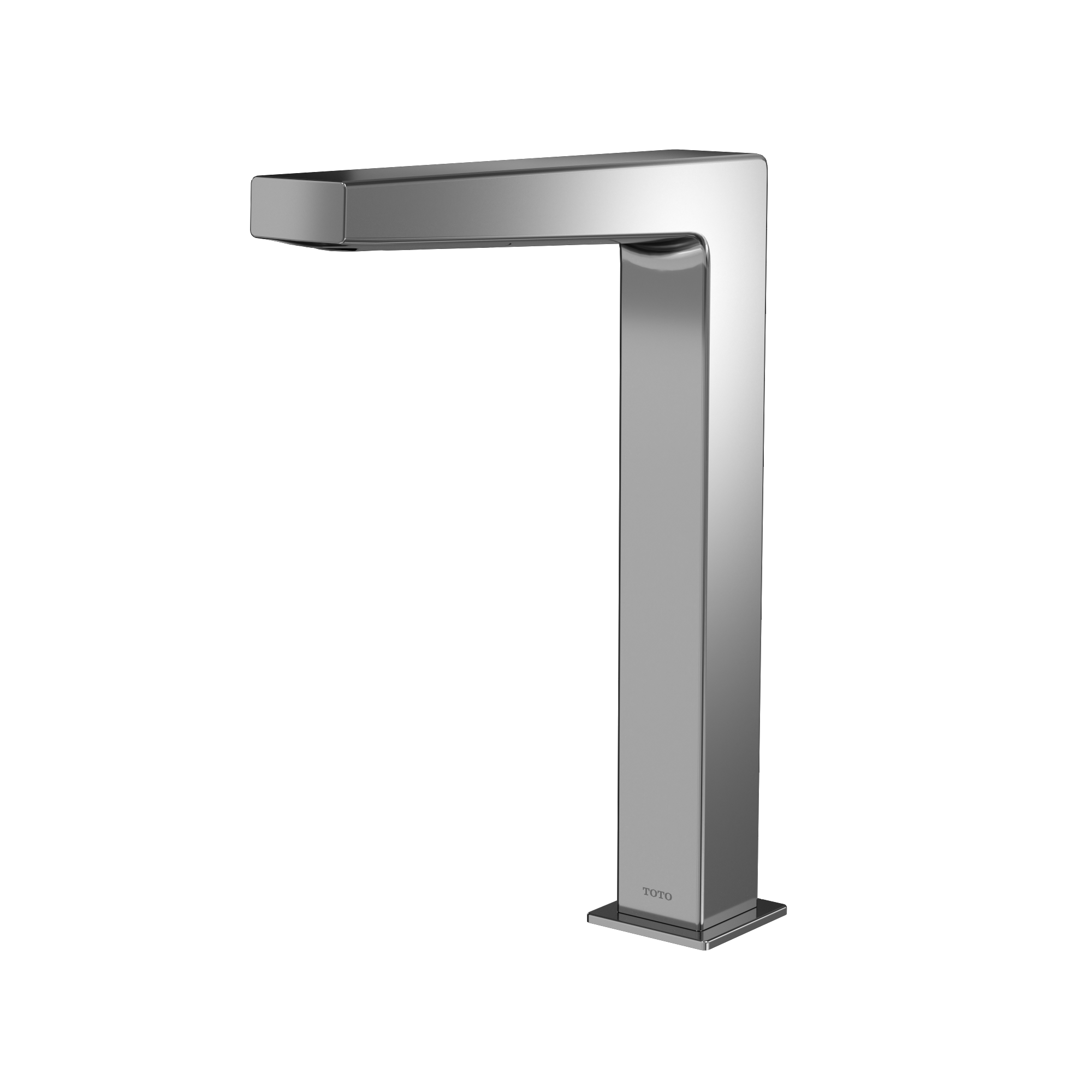 TOTO Axiom Vessel AC Powered 0.35 GPM Touchless Bathroom Faucet with Thermostatic Mixing Valve, 20 Second On-Demand Flow, Polished Chrome, Brass, T25T32AT#CP