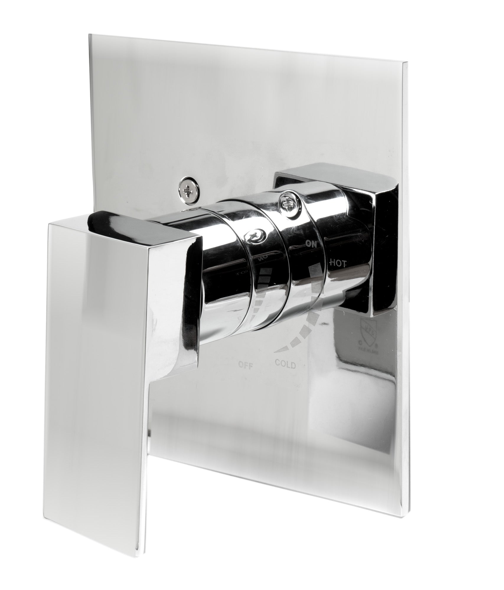 ALFI brand AB6701-PC Polished Chrome Modern Square Pressure Balanced Shower Mixer, Brass