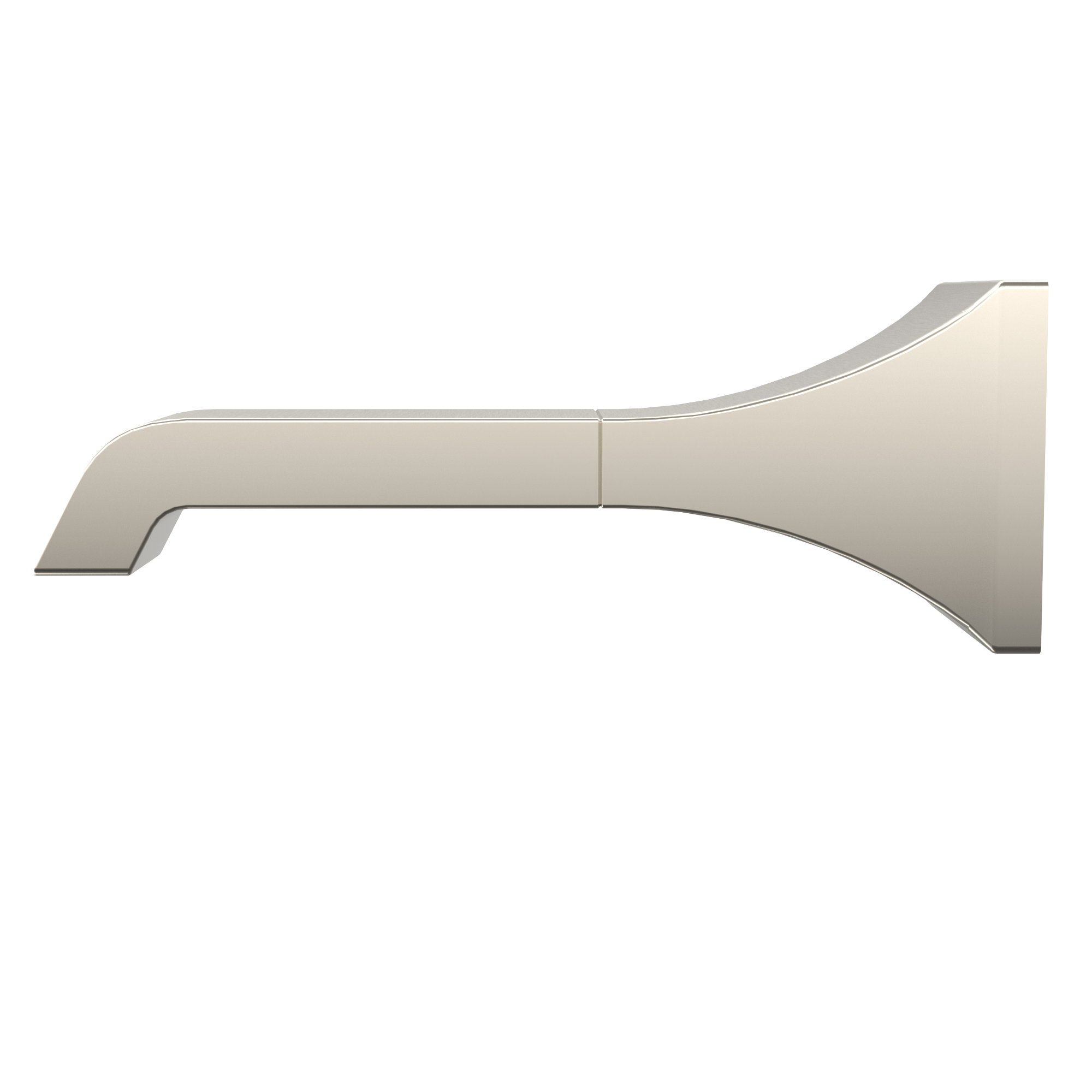 TOTO GC Wall Tub Spout, Brushed Nickel, Brass, TBG08001U#BN