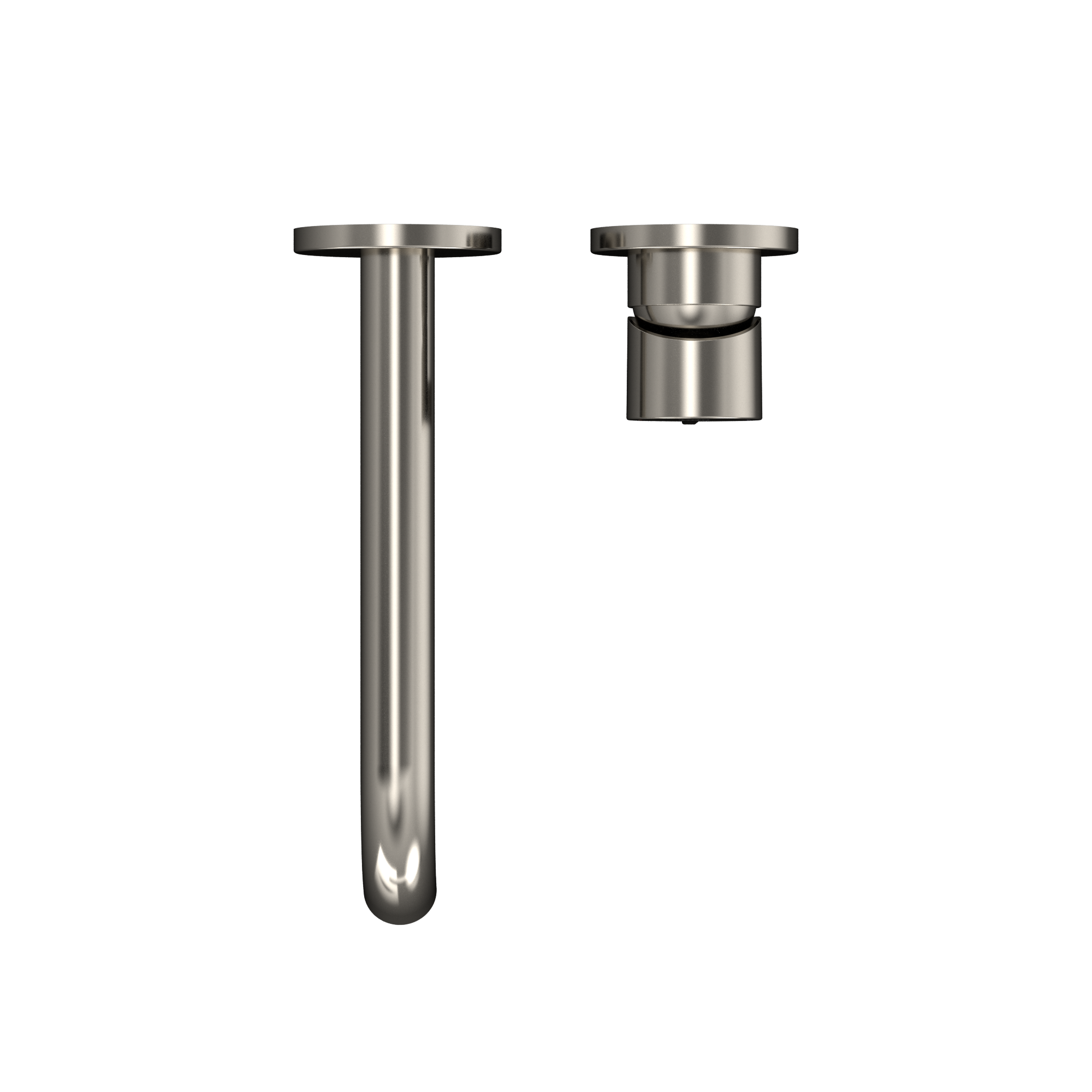 TOTO GF 1.2 GPM Wall-Mount Single-Handle Long Bathroom Faucet with COMFORT GLIDE Technology, Polished Nickel, Brass, TLG11308U#PN