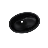 TOTO Dantesca Oval Undermount Bathroom Sink, Ebony, Vitreous China, LT597#51