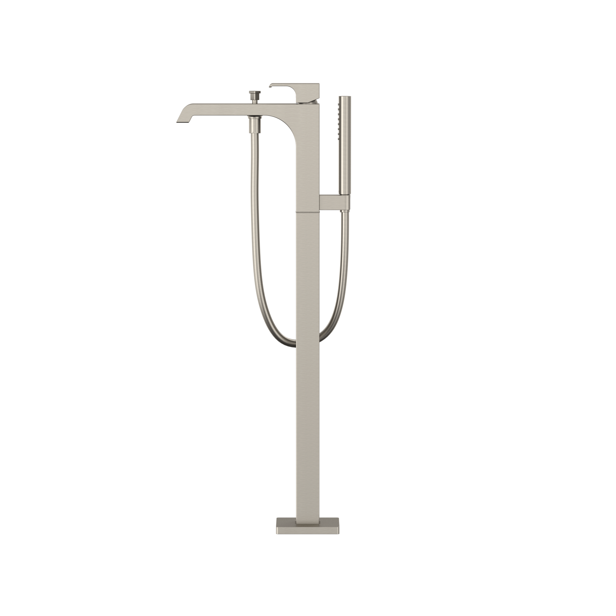 TOTO GC Single-Handle Free Standing Tub Filler with Handshower, Brushed Nickel, Brass, TBG08306U#BN
