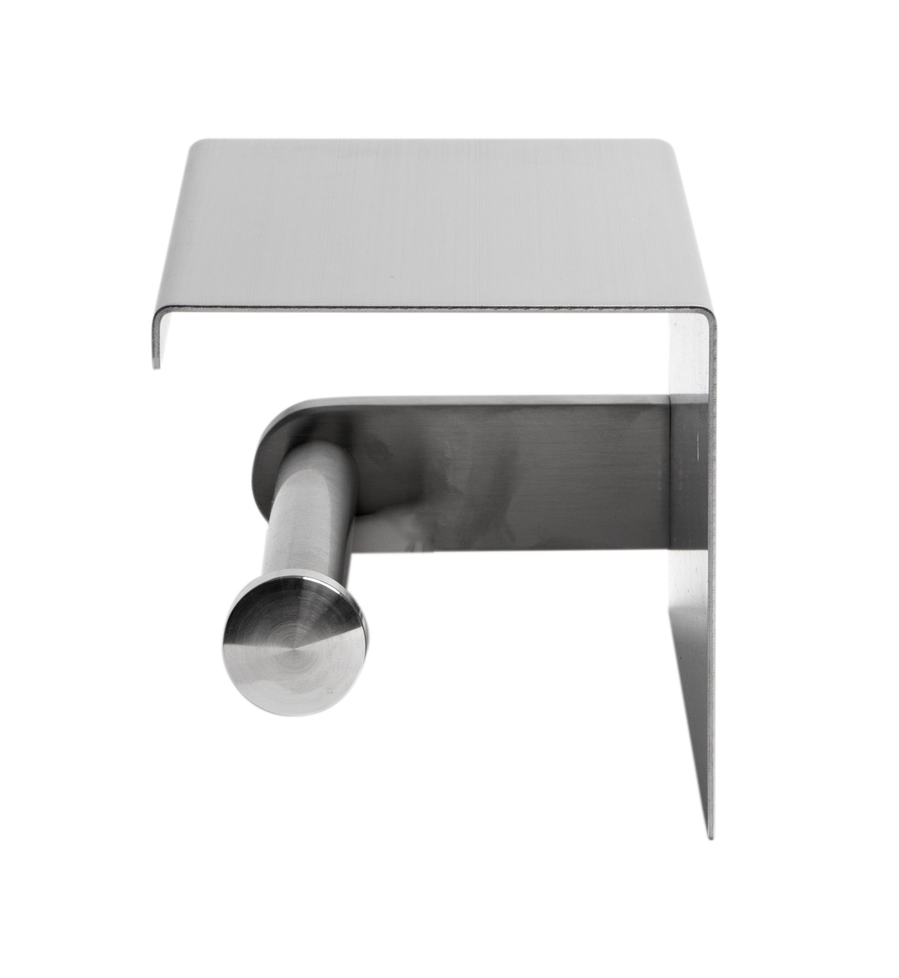 Alternative View of ALFI brand ABTP66-BSS Brushed Stainless Steel Toilet Paper Holder with Shelf