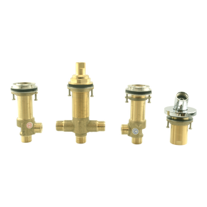 Alternate Image for TOTO Four-Hole Roman Tub Filler Rough-In Valve, Polished Chrome, Brass, TBN01202U#CP