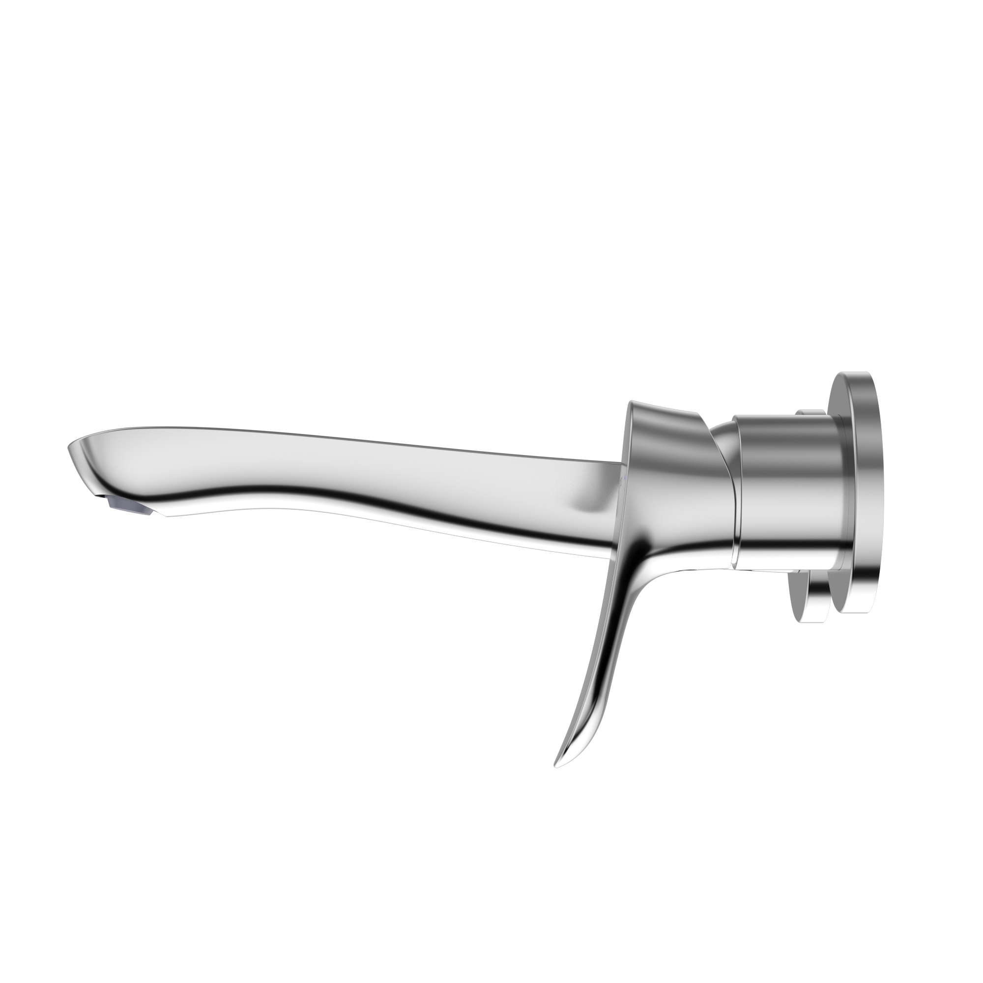TOTO GO 1.2 GPM Wall-Mount Single-Handle L Bathroom Faucet with COMFORT GLIDE Technology, Polished Chrome, Brass, TLG01311UA#CP