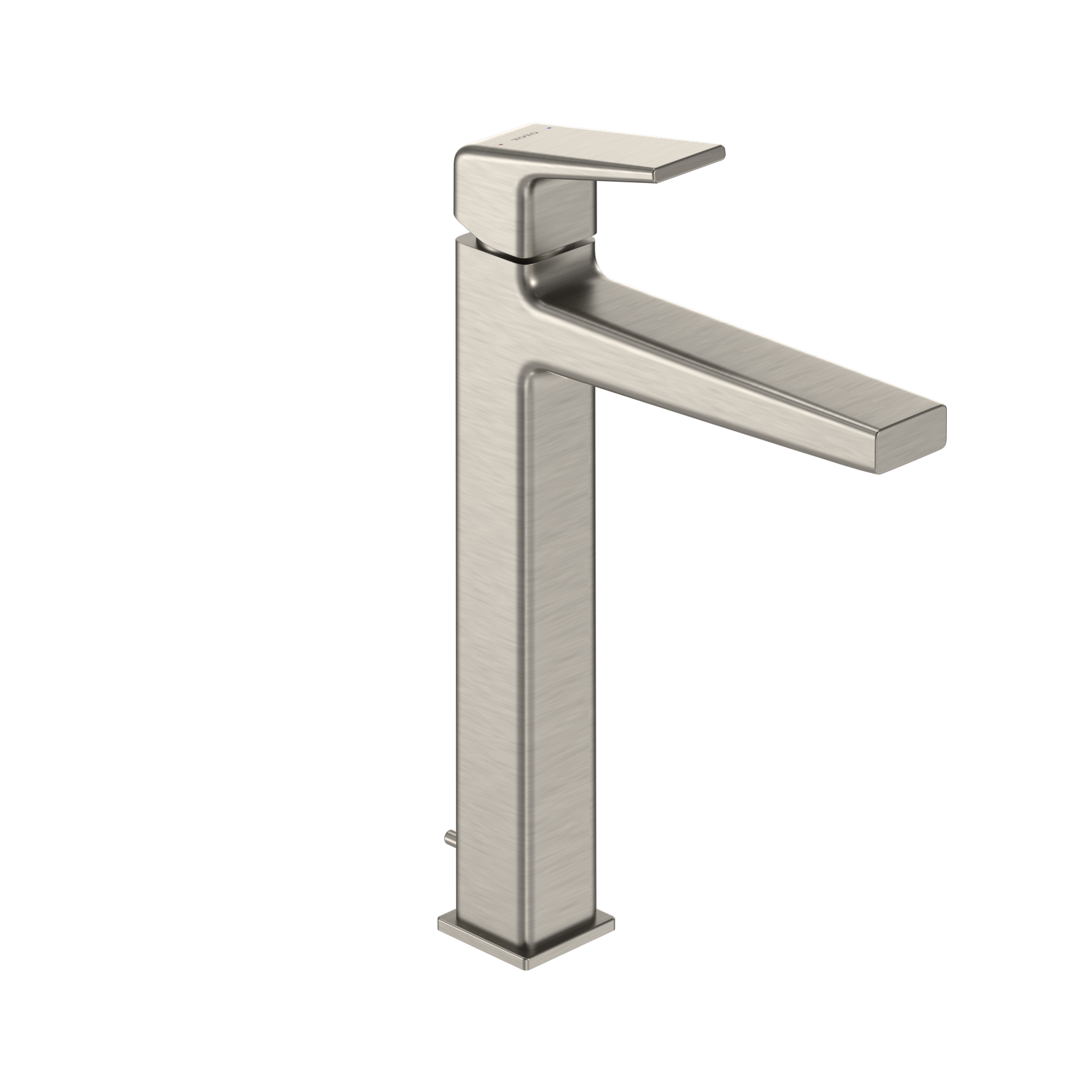 TOTO GB 1.2 GPM Single Handle Vessel Bathroom Sink Faucet with COMFORT GLIDE Technology, Brushed Nickel, Brass, TLG10305U#BN