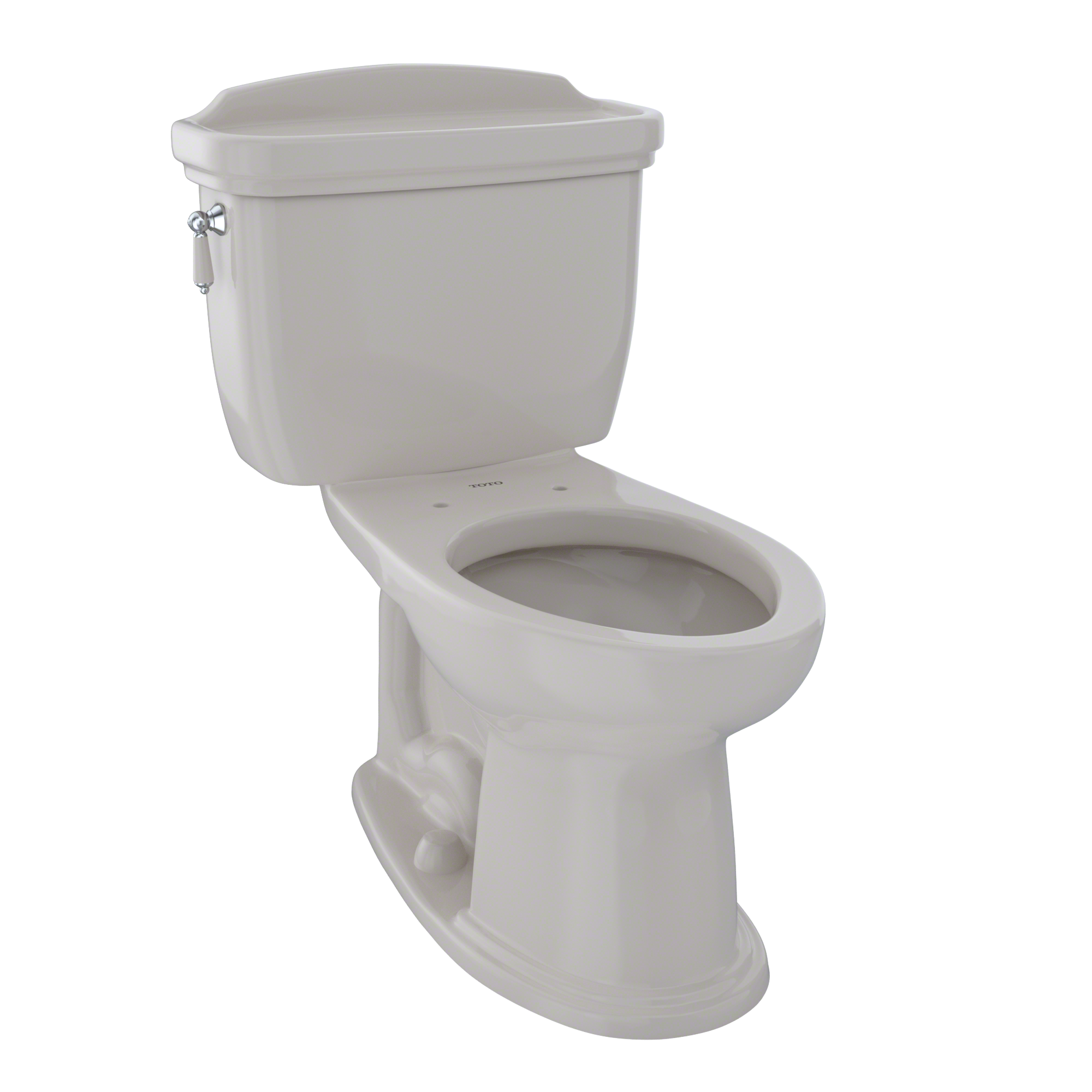 TOTO Eco Dartmouth Two-Piece Elongated 1.28 GPF Universal Height Toilet, Sedona Beige, Vitreous China, CST754EF#12