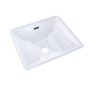 Alternate Image for TOTO Aimes Rectangular Undermount Bathroom Sink with CEFIONTECT, Cotton White, Vitreous China, LT626G#01