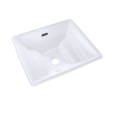 TOTO Aimes Rectangular Undermount Bathroom Sink with CEFIONTECT, Cotton White, Vitreous China, LT626G#01