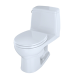 TOTO Ultimate One-Piece Round Bowl 1.6 GPF Toilet, Sedona Beige, Vitreous China, MS853113#12