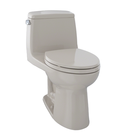 TOTO Ultimate One-Piece Elongated 1.6 GPF Toilet, Bone, Vitreous China, MS854114#03