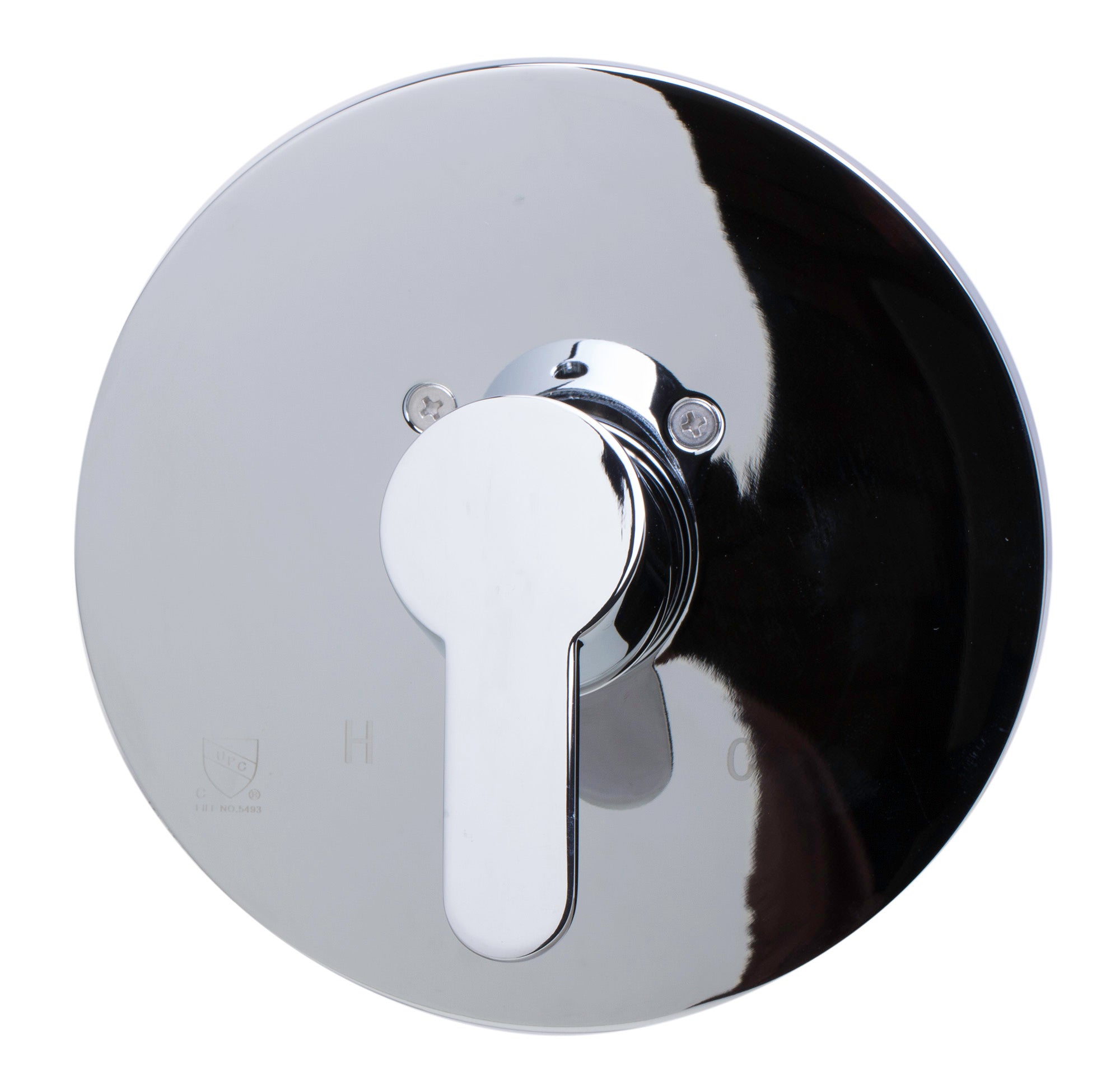 ALFI brand AB3001-PC Polished Chrome Shower Valve Mixer with Rounded Lever Handle, Brass