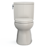 TOTO Vespin II 1G Two-Piece Elongated 1.0 GPF Universal Height Toilet with CEFIONTECT and SS124 SoftClose Seat, WASHLET+ Ready, Sedona Beige, Vitreous China|Plastic, MS474124CUFG#12