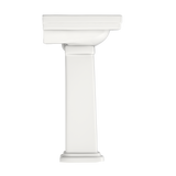 TOTO Promenade 24" x 19-1/4" Rectangular Pedestal Bathroom Sink for Single Hole Faucets, Colonial White, Vitreous China, LPT532N#11