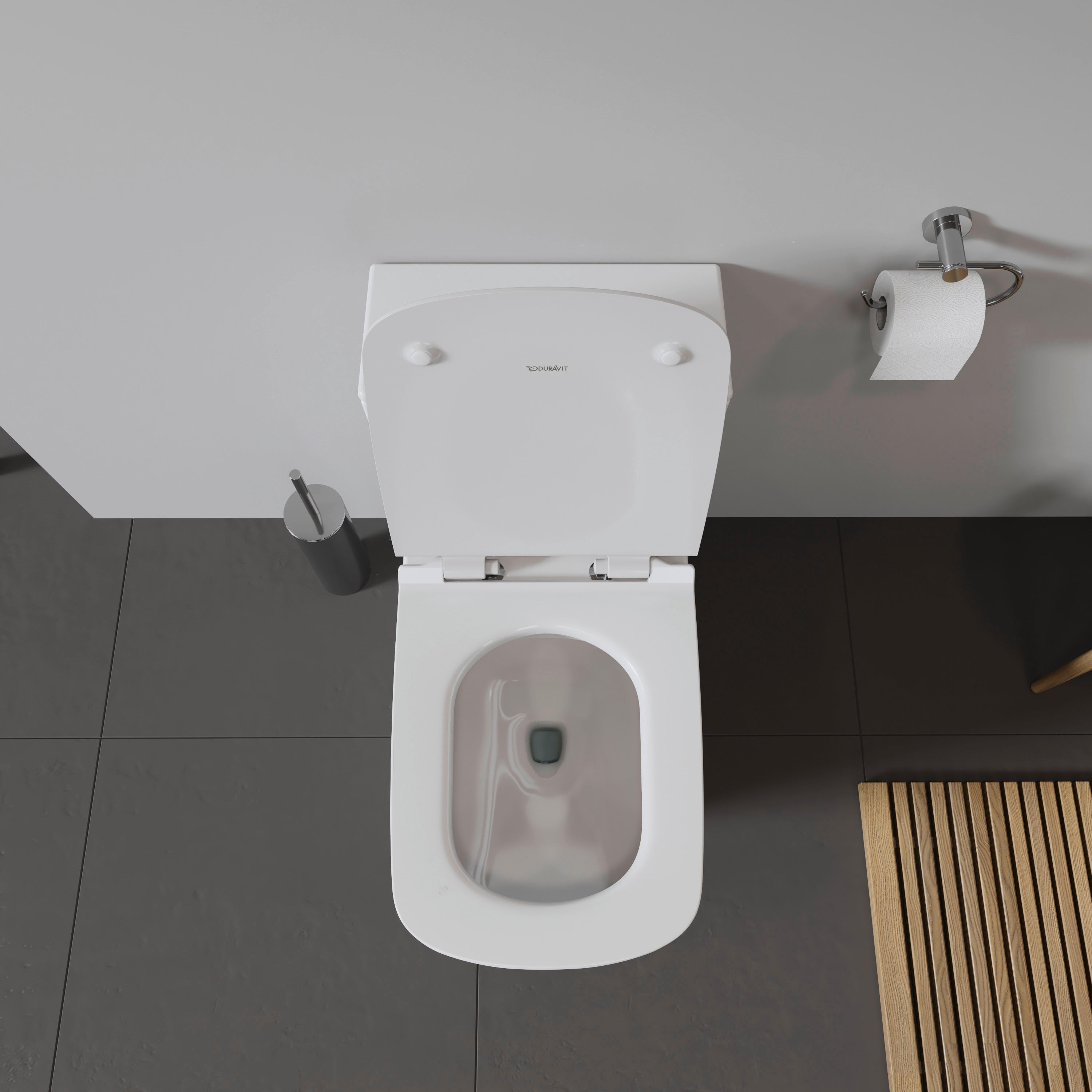DuraStyle Elongated Slow Close Toilet Seat in White